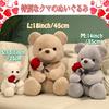 Homehalo Teddy Bear Мягкая игрушка Милый плюшевый мишка Обнимашка Подушка Животное Милый медведь Мягкая игрушка Пушистый специальный медведь Мягкая игрушка Удобный плюшевый мишка