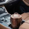 Ветрозащитная автомобильная пепельница Портативное металлическое ведерко Предотвращает разлетание пепла при движении Просто разбирается