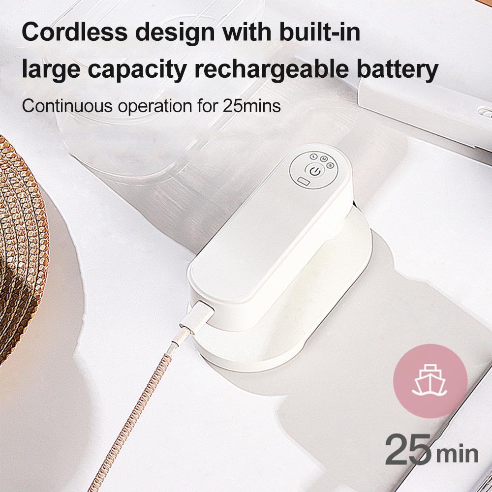 Portable Ironing Machine, 2 in 1 Travel Ironing Machine with Dry and Wet Ironing for Home and Business Clothes