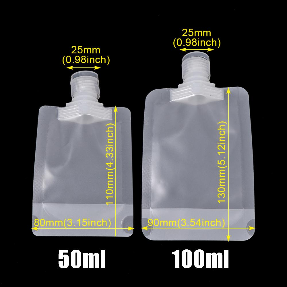 Многоразовые герметичные сжимаемые пакеты для хранения жидкости, косметические контейнеры, флаконы-спреи