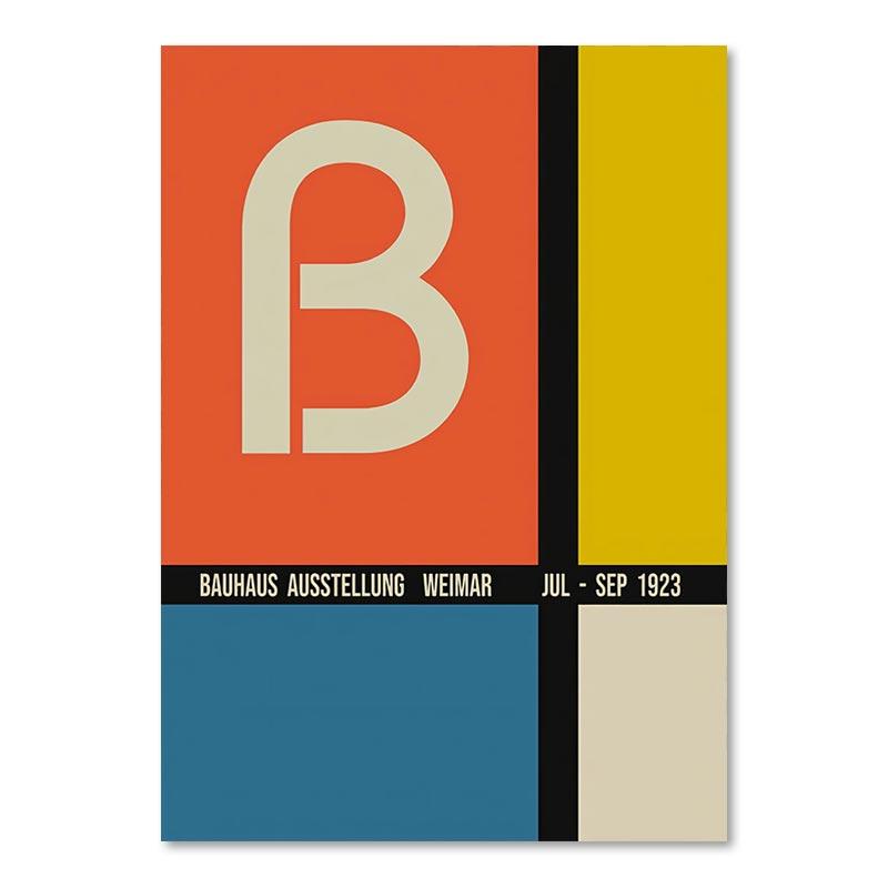 Абстрактные геометрические линии Баухауза, постеры и принты, скандинавская Япония, настенная живопись на холсте, современные картины для декора гостиной