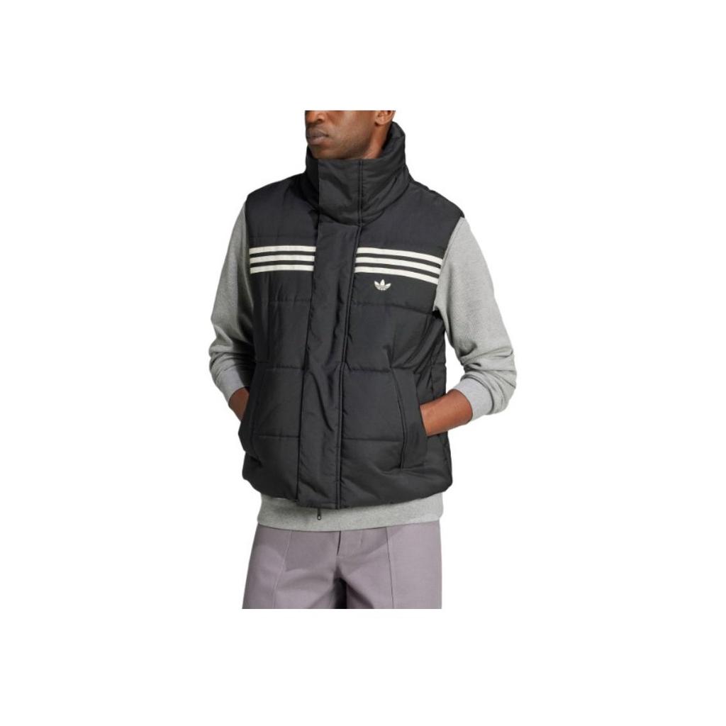 Adidas Оригинальные мужские жилеты 70-х годов с подкладкой, черные JN9555
