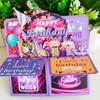 3D Greeting Card Handcrafted Happy Birthday Card Adult Kids Handmade Celebration Card Foldable Celebration Card