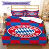 FCB logo  Pattern Bedding Quilt Set Quilt Cover Pillowcase Home Decoration Birthday Gift (1 * duvet cover + 2 * pillowcase, without core)