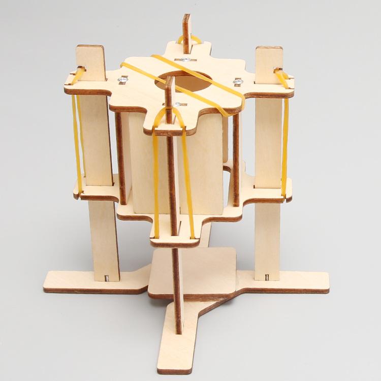 Наука и технологии Малое производство DIY Амортизатор Дети STEM Научный эксперимент Набор Коробка Дети Студенты Игрушки Материалы