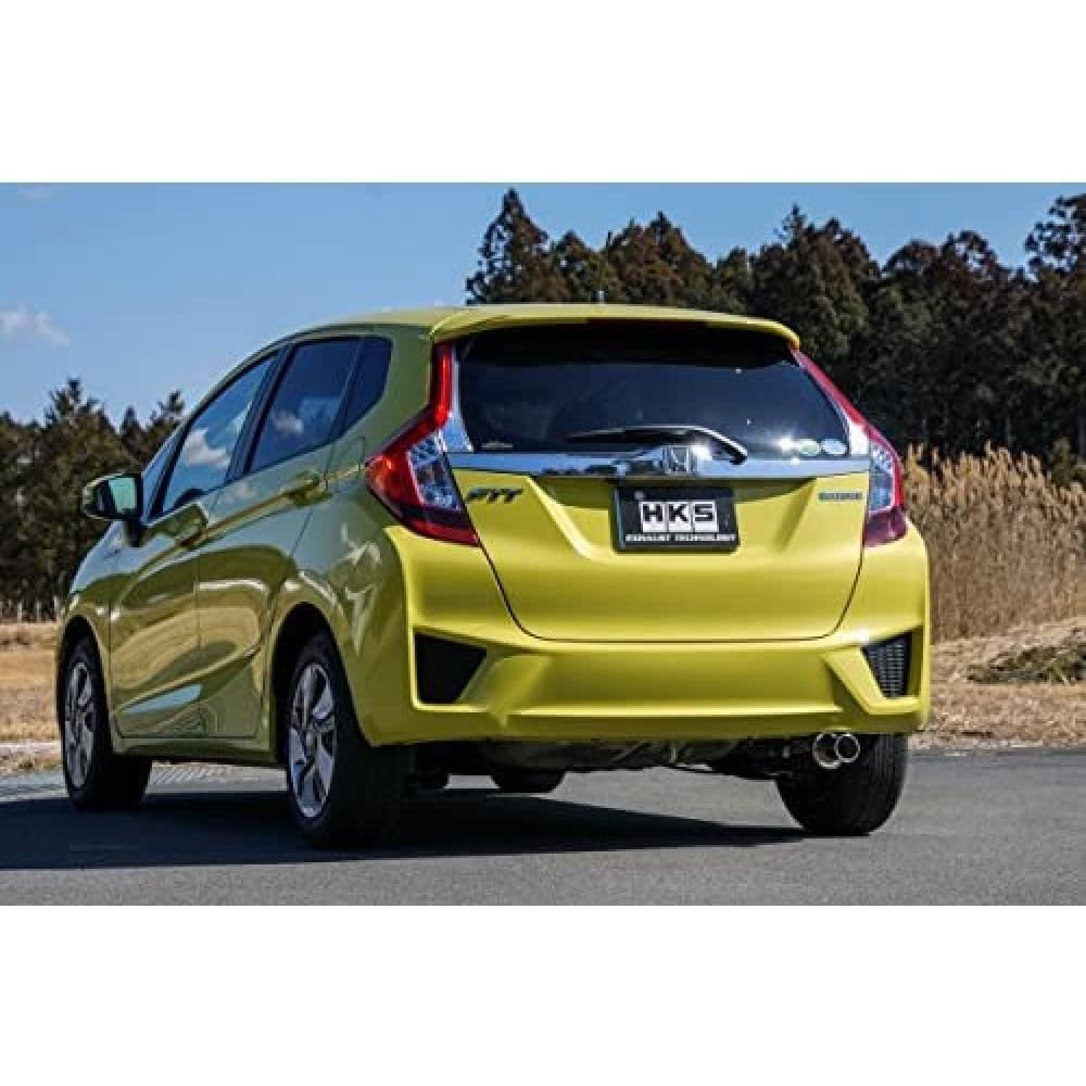 HKS Silent Hyper Power Sports Muffler for Honda Fit GK3 GK5 Hybrid GP5 Exhaust System Component
