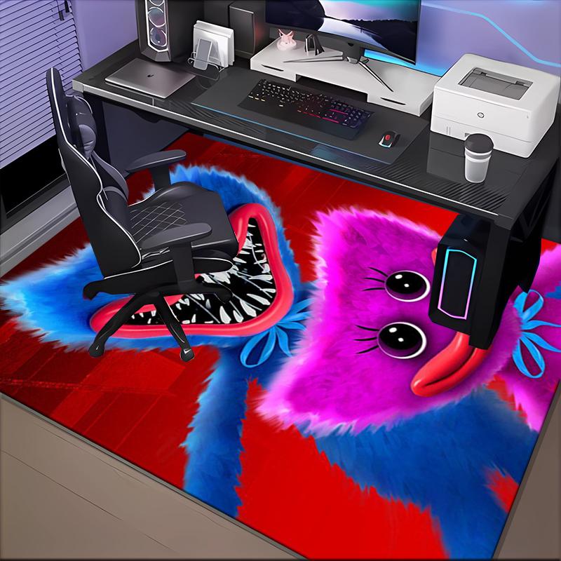 Blue Monster Huggy Night Area Rug Suitable for Indoor And Outdoor,Carpets for Kitchens, Homes, Offices, Living Rooms,Home Decor,Christmas Gift