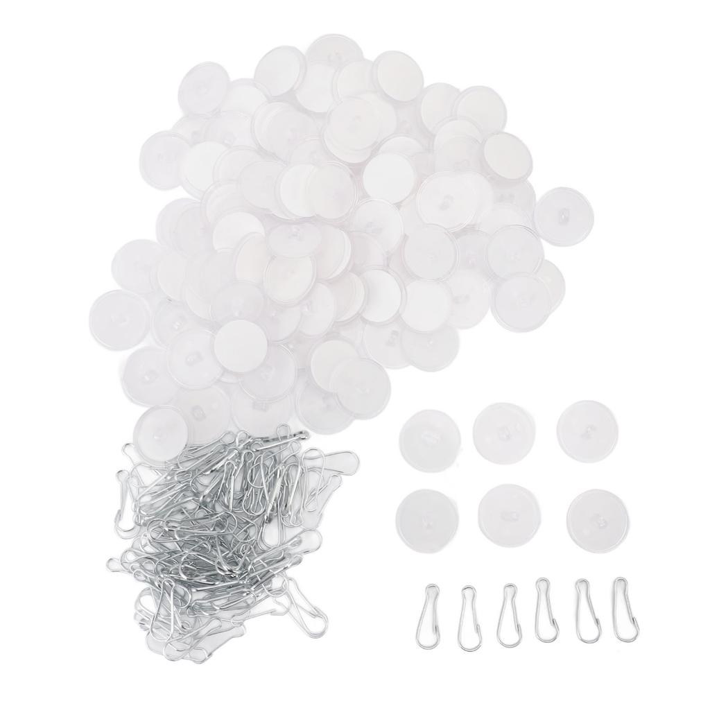100 шт. самоклеящихся потолочных крючков для подвешивания, прозрачные настенные крючки-диски без сверления с 100 шт.