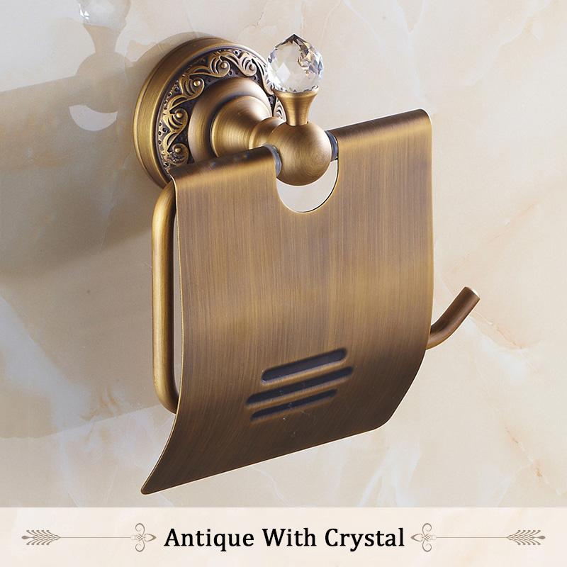 Держатели для бумаги из цельной латуни, античная бронза, держатель для рулонов полотенец, настенная вешалка для бумаги, аксессуары для ванной комнаты, держатель для бумажных салфеток 3708F