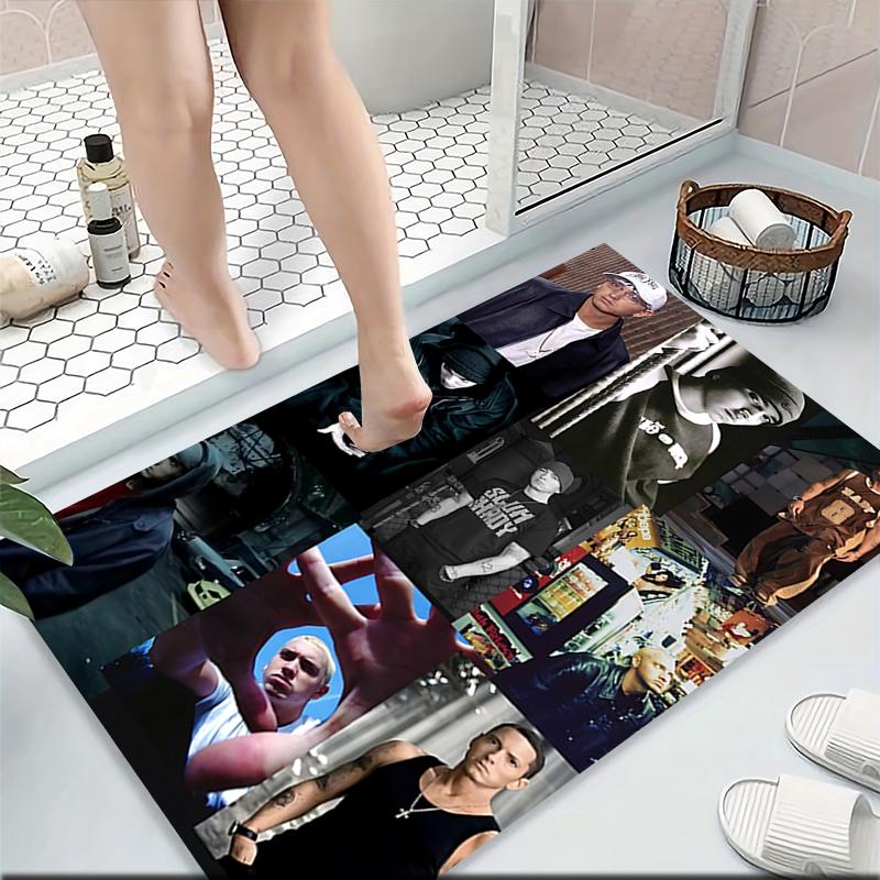 Eminem'S Versatile Style Carpet Rug Soft Washable Anti Slip Home Living Room Sofa Mats Personalized Christmas Rug