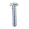Hexagonal head screw, full thread, M5x35, class 8.8, DIN933, white galvanized