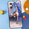 Масляная живопись Гимнастика Для Realme C55 C67 C61 C75 C53 C51 C21Y C25S GT 6 6T 5 GT7 Pro 10 11 12 13 14 Pro Plus Чехол