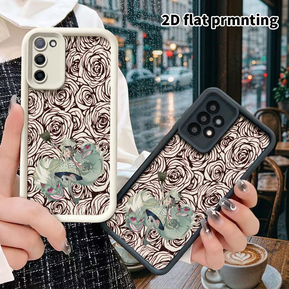 Phone Case: 2D Flat Samsung Galaxy A34 A35 M05 M06 S20 S22 S21 FE Plus 5G Protective Case, Twin-Tailed Girl, Christmas and Halloween Gifts