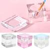 1 Oz Crystal Glass Dappen Dish Cups with Art Lid for Nail Powder Acrylic Liquid Holder Glass
