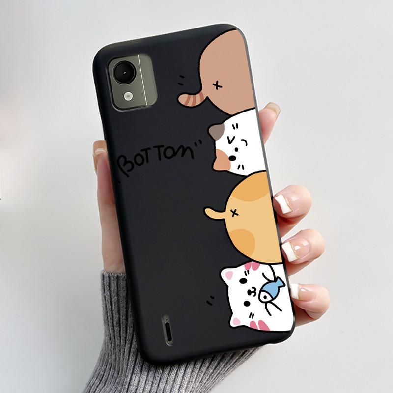 Милый Чехол Для Nokia C110 4G Fundas Capa Печатный Корпус Защитная Крышка Мягкий Силикон Мультяшный Чехол Для Телефона Coque