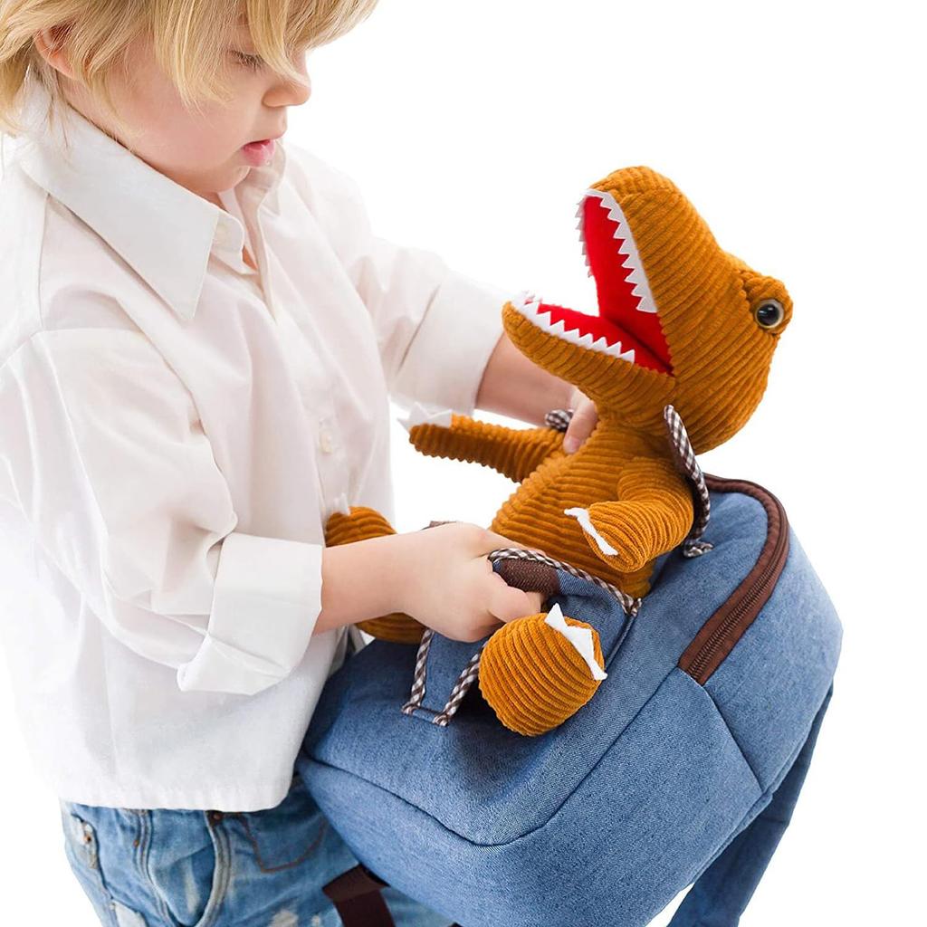 Dinosaur Backpack with Dinosaur Toys for Kids Ages Dinosaur Toys for Boys Ages and Birthday Gift Toddler Kindergarten Dinosaur Toys for Dinosaur Plush
