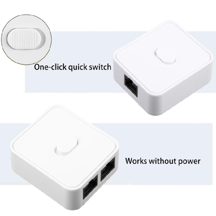 2 Port 10/100/1000Mbps Network RJ45 LAN CAT6 Network Switch for Switch
