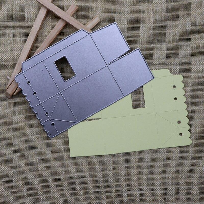 Подарочная коробка для конфет, металлические штампы, трафареты, сделай сам, скрапбукинг, альбом, тиснение, изготовление бумажных карточек своими руками