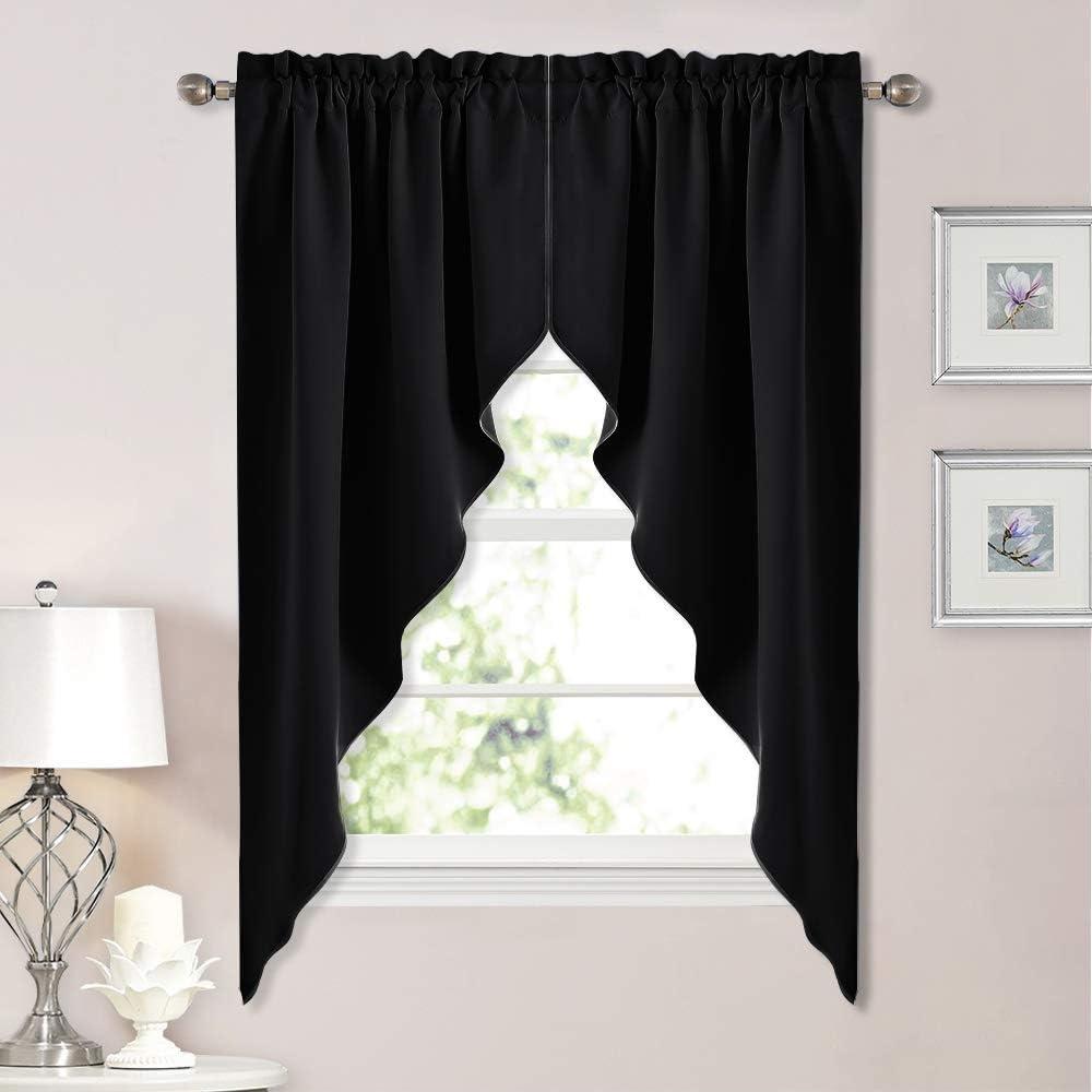 026 High Precision Triangular Curtain Kitchen Small Curtain Stick Curtain Finished Products