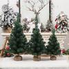 Mini Christmas Tree Ornament Durable Beautiful Design Desktop Christmas Tree for Festive Party Decor