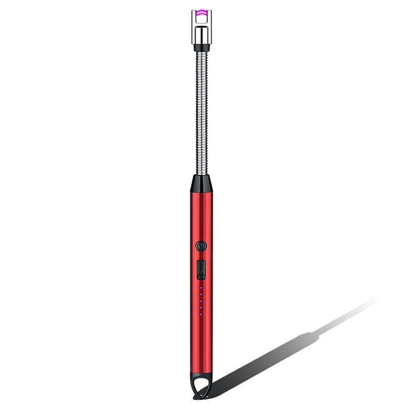 Уличная кухонная зажигалка USB перезаряжаемая портативная электронная зажигалка с замком безопасности Экологичная для свечей Газовые плиты