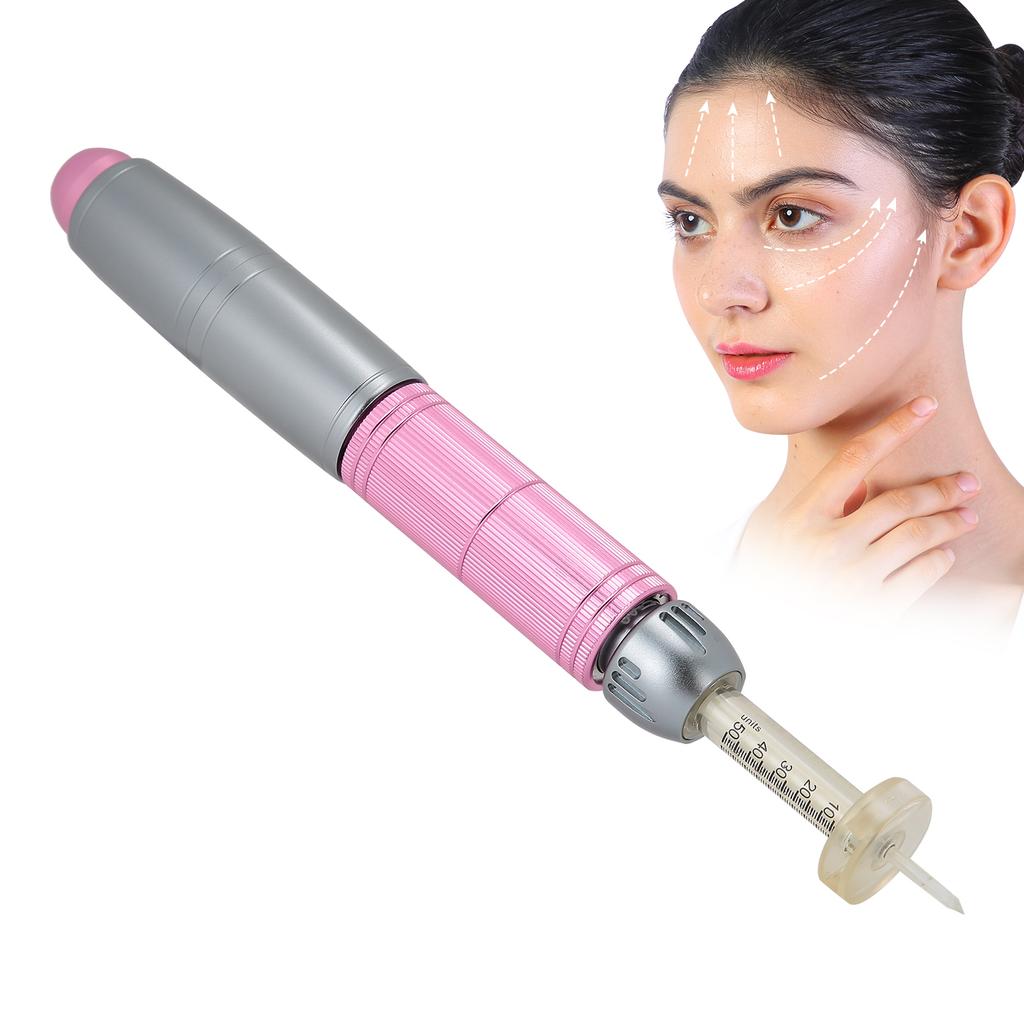 0.30.5 Регулируемая ручка для инъекций гиалуроновой кислоты против морщин без иглы шприц-распылитель розовый