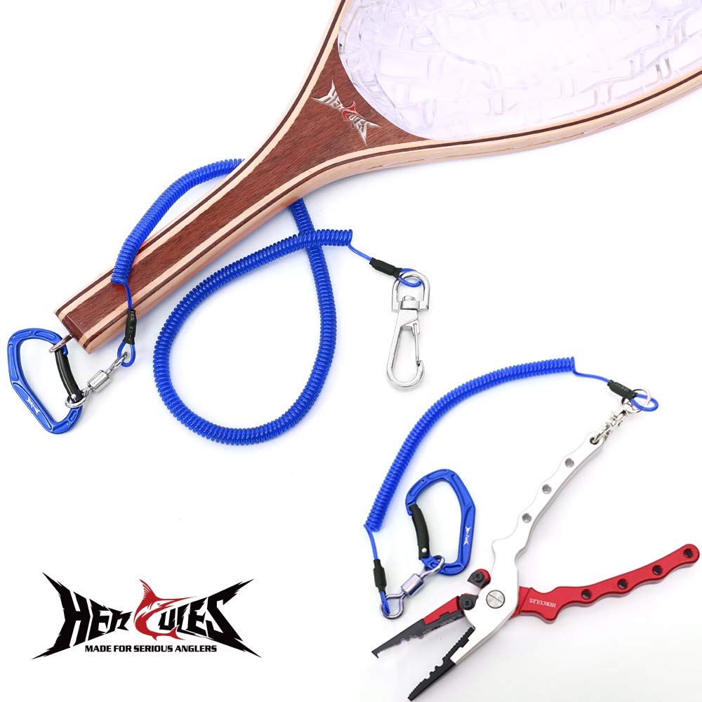 Спиральный шнур HERCULES, витой шнур с проволокой, максимальная грузоподъемность 27 кг, рыболовная удочка, резинка для удилища, спиральный шнур из проволоки, не ржавеющий эластичный шнур