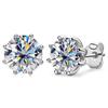 Серьги-гвоздики Joycejelly Real 2 Carat D Color Moissanite для женщин, высочайшее качество, 100% стерлинговое серебро 925 пробы, свадебные украшения, подарок