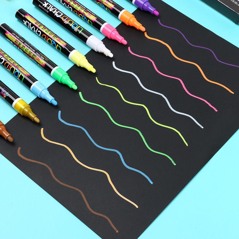 Environmental Metal Plastics Chalkboard Blackboard Windows Liquid Chalk Chalk Marker Marker Pen