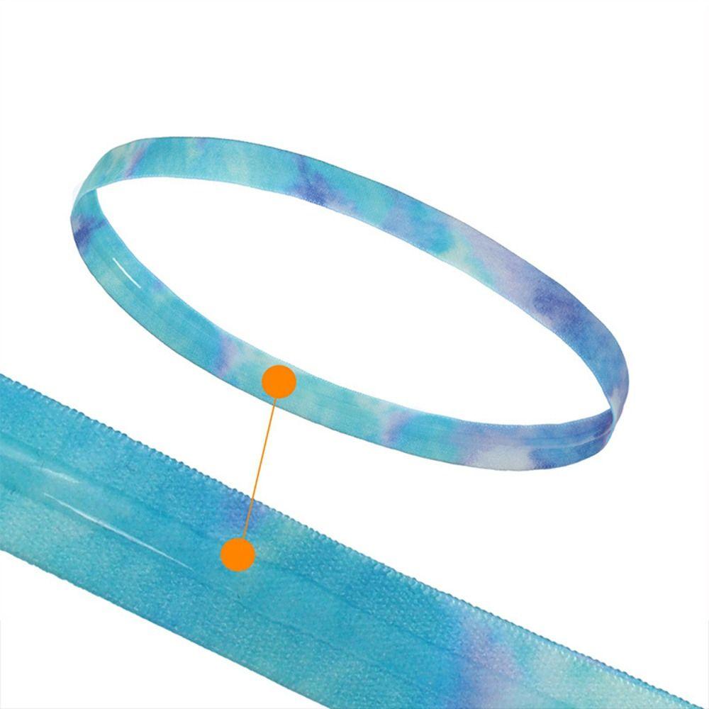 Yoga Accessories Yoga Hair Band Fitness Headband Silicone Sweat Guide Hair Band Sport Headband