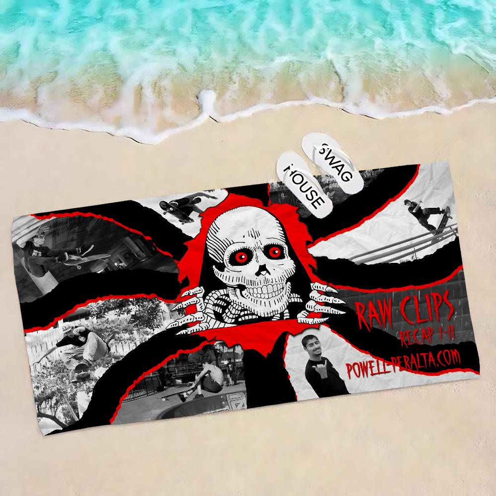 Классический P-Powell P-Peralta Логотип Большие Микрофибровые Пляжные Полотенца Быстросохнущее Полотенце Песочные Пляжные Полотенца Полотенце для Бассейна Для Путешествий Плавание Йога