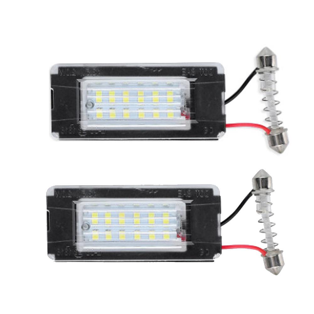 1/2 шт. Светодиодная подсветка номерного знака автомобиля Mini Cooper R56 R57 R58 R59 Без ошибок Canbus Лампа номерного знака Подключи и работай 6000K белый