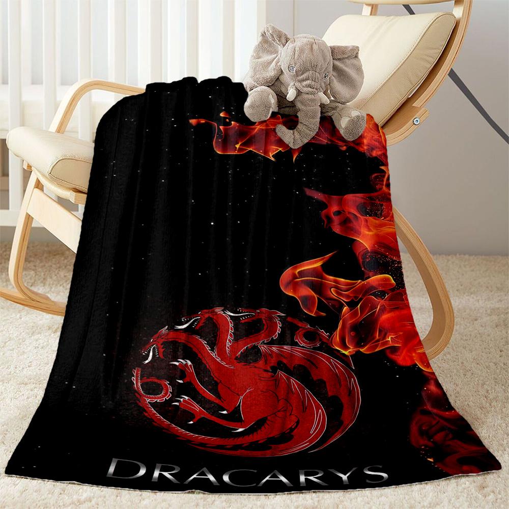 Gothic Style Blanket Durable Comfort Suitable for Livingroom Office Bed Four Seasons Multipurpose Warmthful Decor