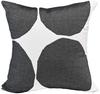 Marimekko KIVET Cushion Cover, 50x50cm, Off-White and Black, 69768-190 [Parallel Import]
