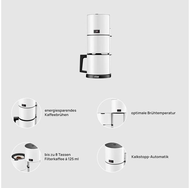 Кофеварка Ritter cafena 5 белый