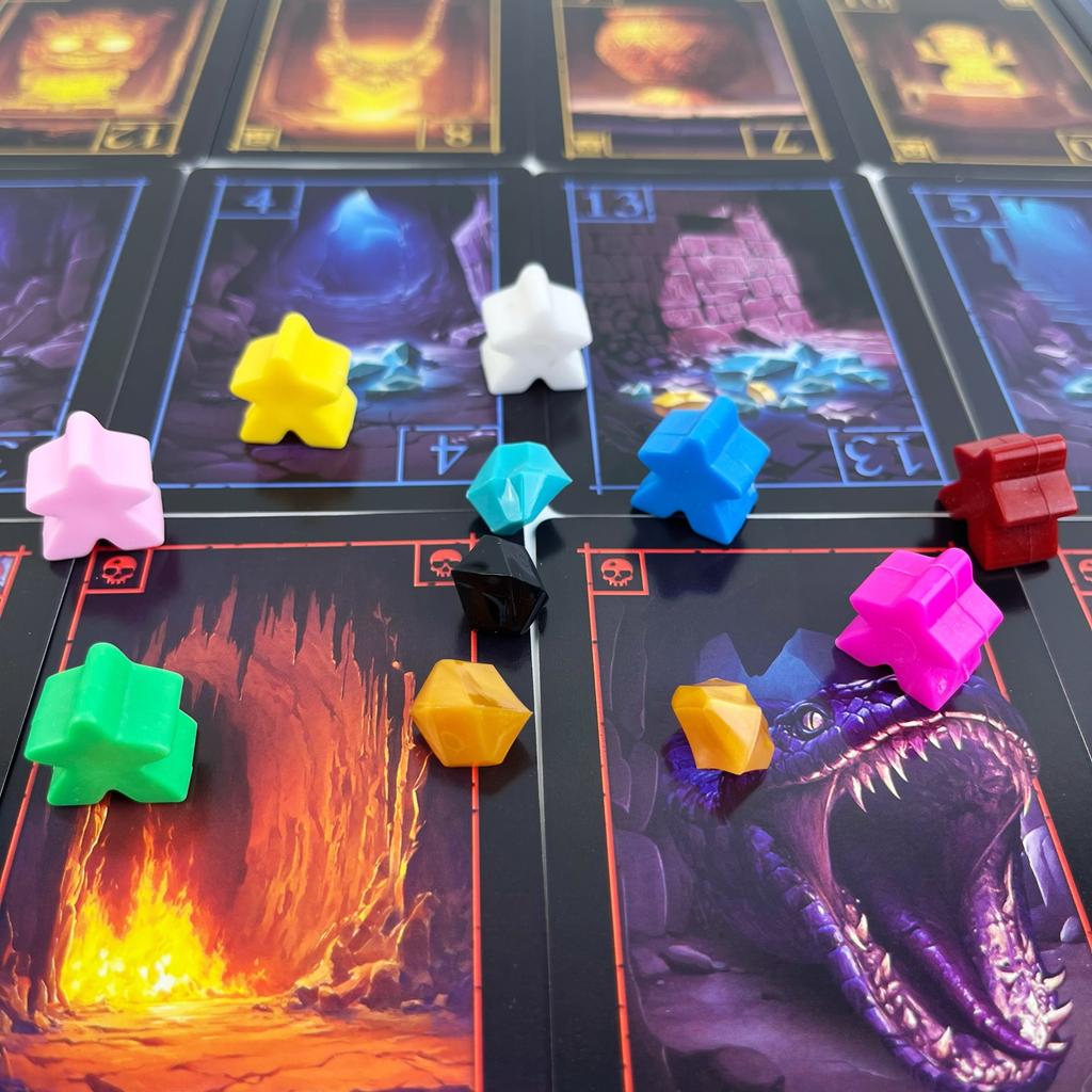 Incan Treasure Quest Strategy Board Game for 3-8 Players Card