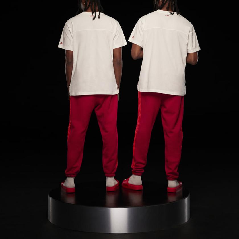 Adidas Пуловер с круглым вырезом X Ivy Park, спортивная футболка с короткими рукавами, топы унисекс, белые, HI1969