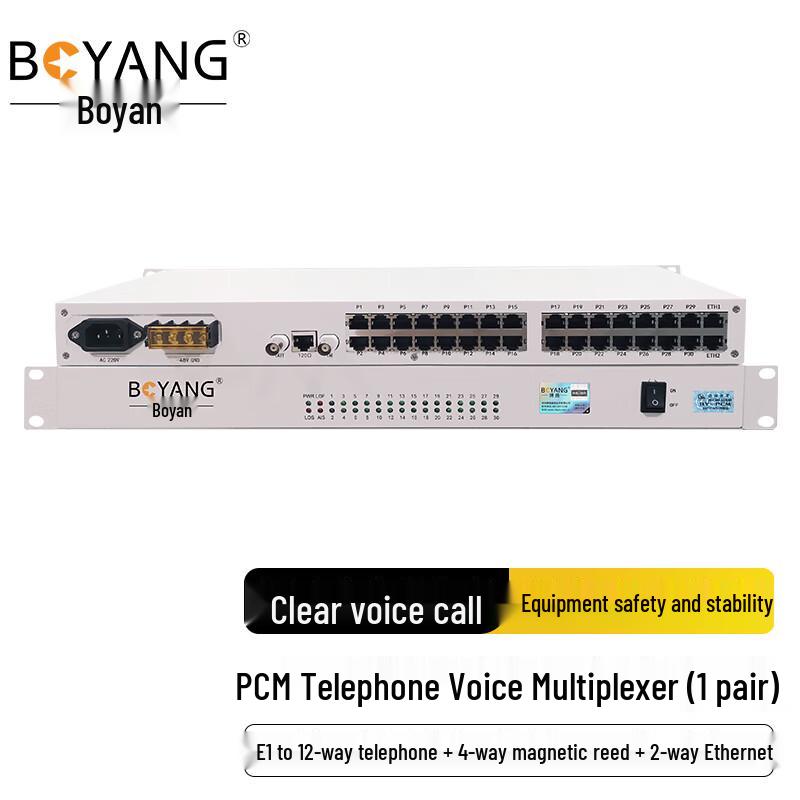 Boyang E1 PCM и оптические мультиплексоры