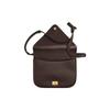 Bottega Veneta Solid Gold Thick Chain Envelope Bag Women Shoulder Bag Soft-Candy Brown 667398-V12M0-2132