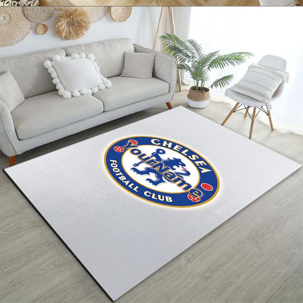 Chelsea Customizable Name Floor Mat Design for Dining Room Kitchen Bedrooms Outdoor Antislip Carpet Decorate Offices Best for Christmas