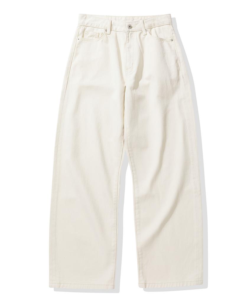 CGP Loose Straight Cotton Pants_Cream