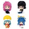 Hunter Hunter Female Characters Sitting Pose Figure Gashapon Action Figure Model Toy Anime Girl Statue Collectible Decor Set