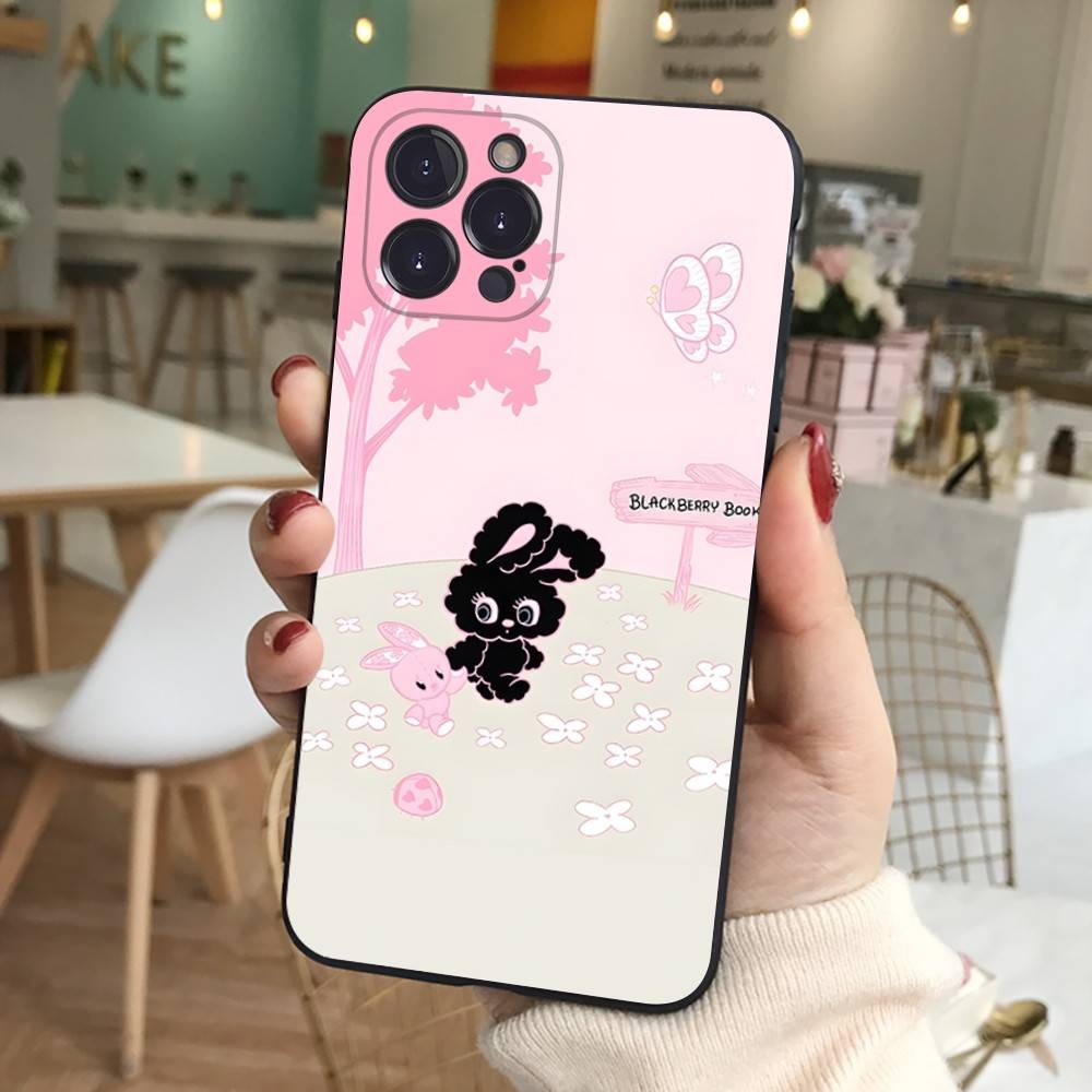 Милый Мультяшный Зайчик Эстерс Для IPhone 17 16 15 14 13 12 11 Pro Max 13 17Air Ударопрочные Мягкие Чехлы для Телефона Coque