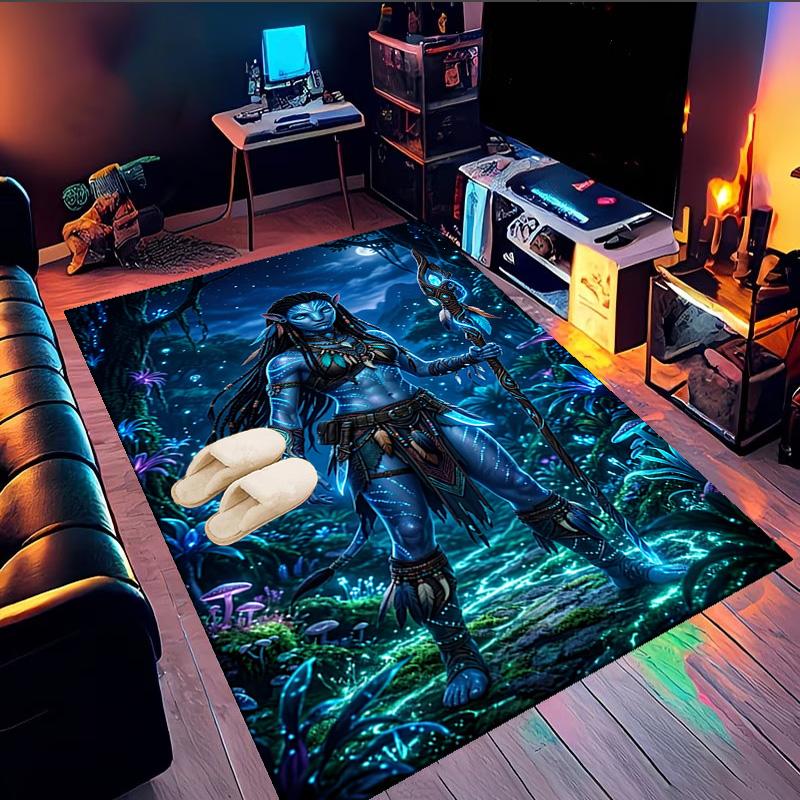Fantasy Alien World Area Rug Suitable for Indoor And Outdoor,Carpets for Kitchens, Homes, Offices, Living Rooms,Home Decor,Christmas Gift