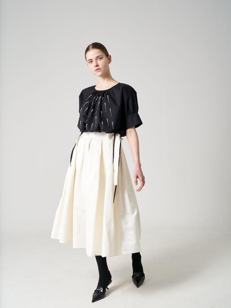Seutyudiopolaenkeompeoni Re-Nylon Full Skirt