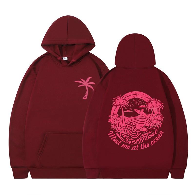 Mens Oversized Drop Shoulder Hooded Sweatshirt Loose Fit Casual Streetwear Winter Cotton Blend