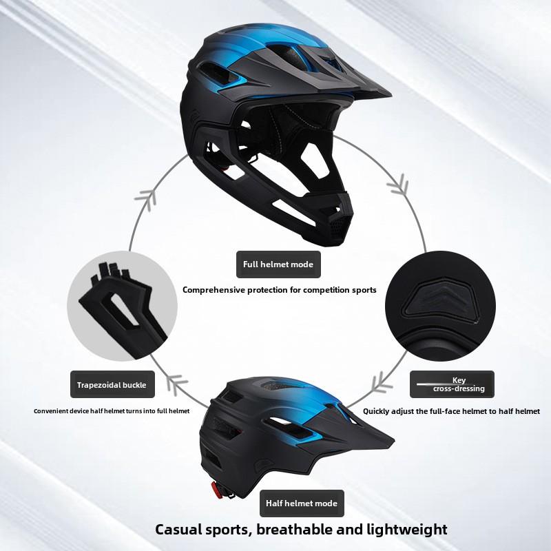 Шоссейный шлем для горного велосипеда, шлем для спуска по горам, гоночный шлем для взрослых, полный шлем