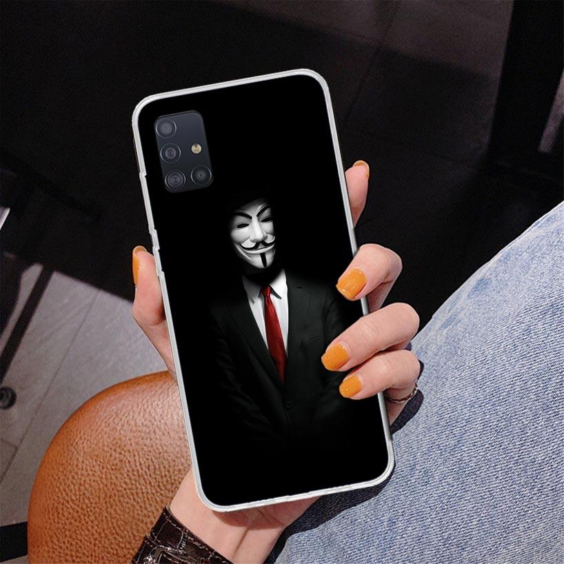Man Suit Shirt Tie Phone Case For Samsung Galaxy A52 A32 A22 A12 A51 A31 A50S A30S A20S A10S Note 20 Ultra 10 Plus S10 A72 A71 G