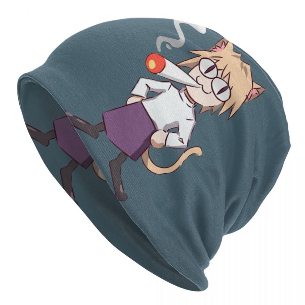 Аниме кошка девушка Neco Arc капот шляпа вязаные шапки унисекс женские крутые унисекс взрослые теплые зимние шапки Skullies шапка