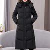 Elegant Winter Jackets Woman Long Parkas Hooded Loose Thick Warm Long Sleeve Overcoats Lady Jackets